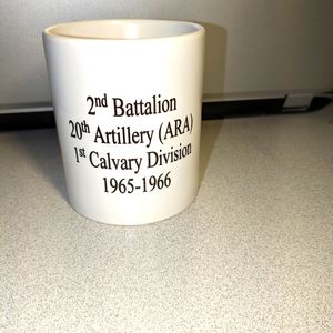 1st Cavalry Artillery Commemorative Coffee Mug 1965-1966